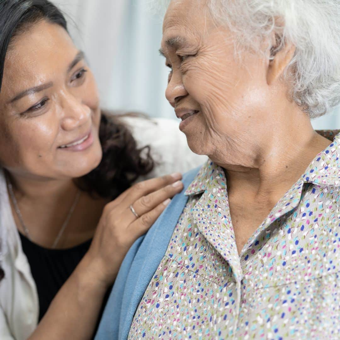 caregiver and loved one