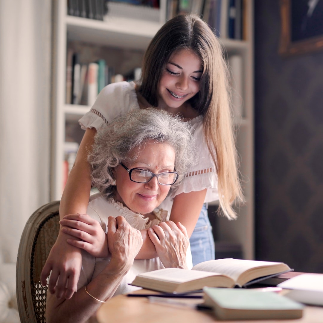 Grandma with Granddaughter
