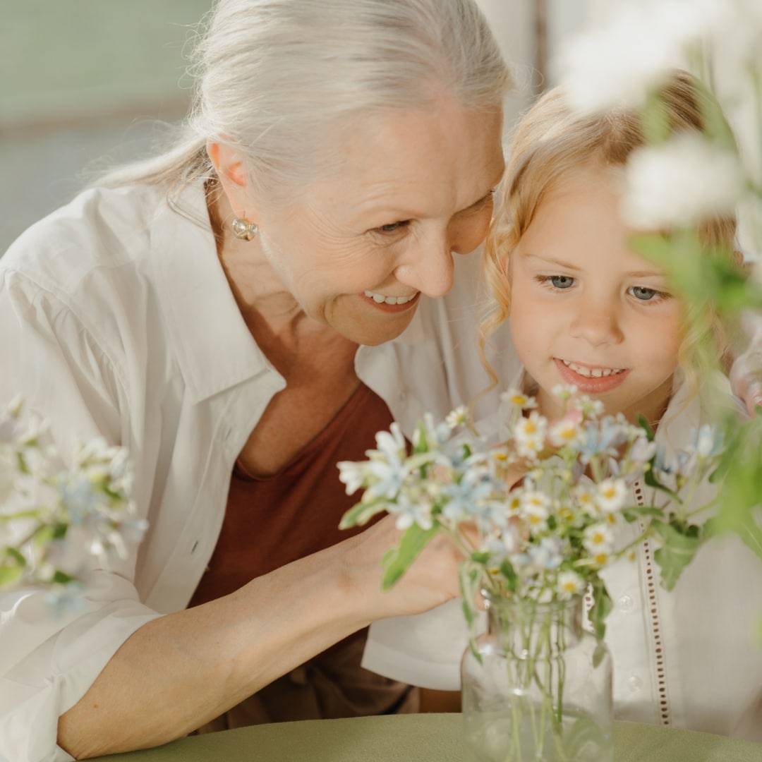 Grandma with Granddaughter