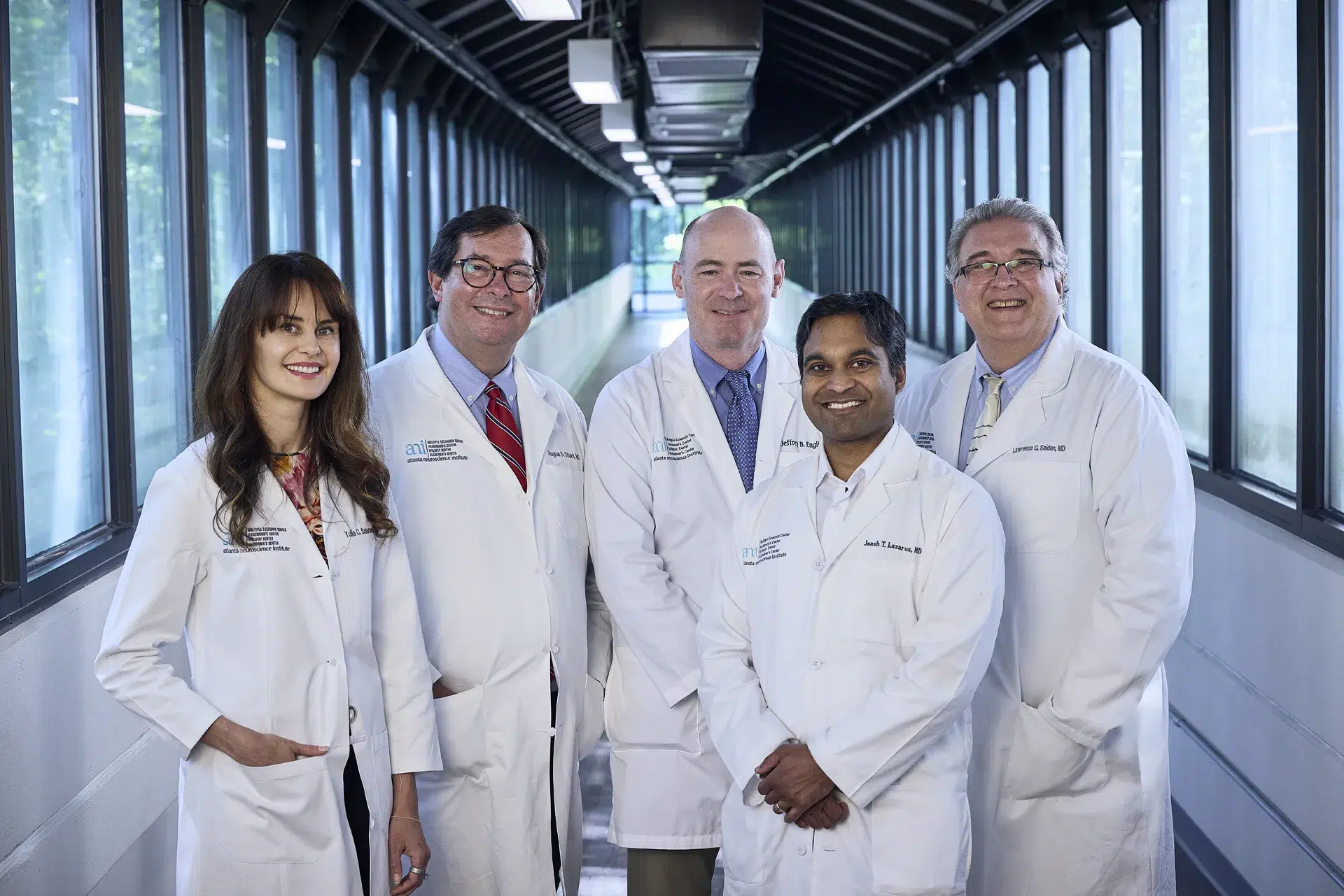Atlanta Neuroscience Institute physicians standing together.